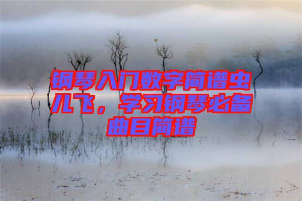 鋼琴入門數字簡譜蟲兒飛，學習鋼琴必備曲目簡譜