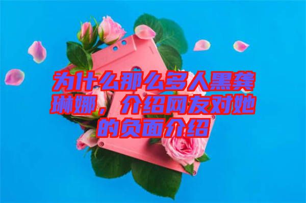 為什么那么多人黑龔琳娜，介紹網(wǎng)友對(duì)她的負(fù)面介紹