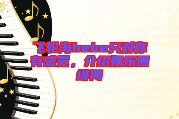 飛輪海hebe只對(duì)你有感覺，介紹娛樂圈緋聞